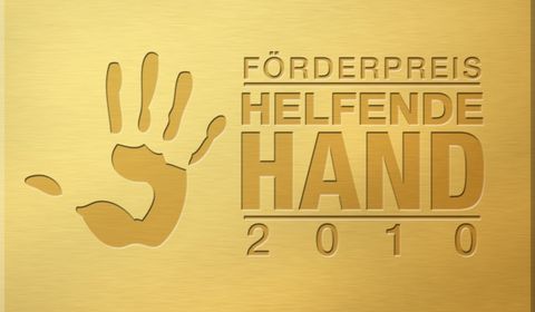 Logo des Förderpreises "Helfende Hand 2010"
