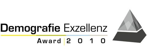 Logo des Demografie-Exzellenz Award 2010